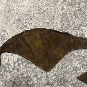 Brown tie dye crop top size small brand is cotton candy la